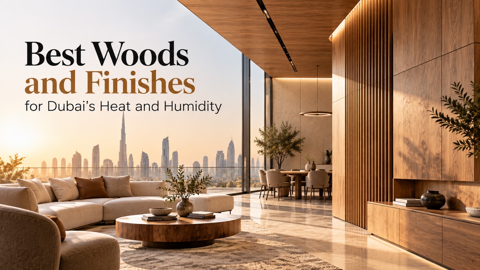 Woods and Finishes for Dubai’s Heat and Humidity