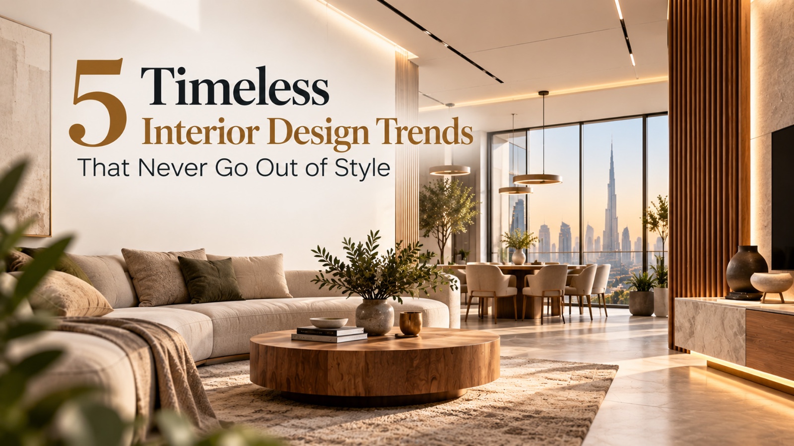 5 Timeless Interior Design Trends That Never Go Out of Style